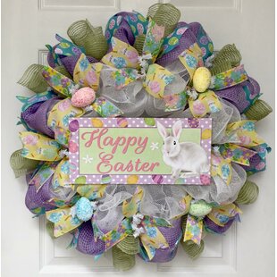 Mickey Mouse Easter bunny beaded hanging sign