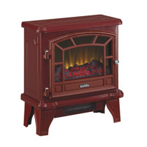 Duraflame Electric Fireplace Stove 1500 Watt Infrared Heater With  Flickering Flame Effects - Cream | Wayfair