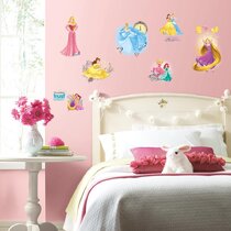 30 DISNEY Royal Classic Princess Cinderella Wall Stickers Girls Kids Room Decor 