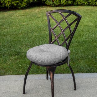 Driftwood 15-inch Round Outdoor Red Bistro Chair Cushion Salsa 15 inch 
