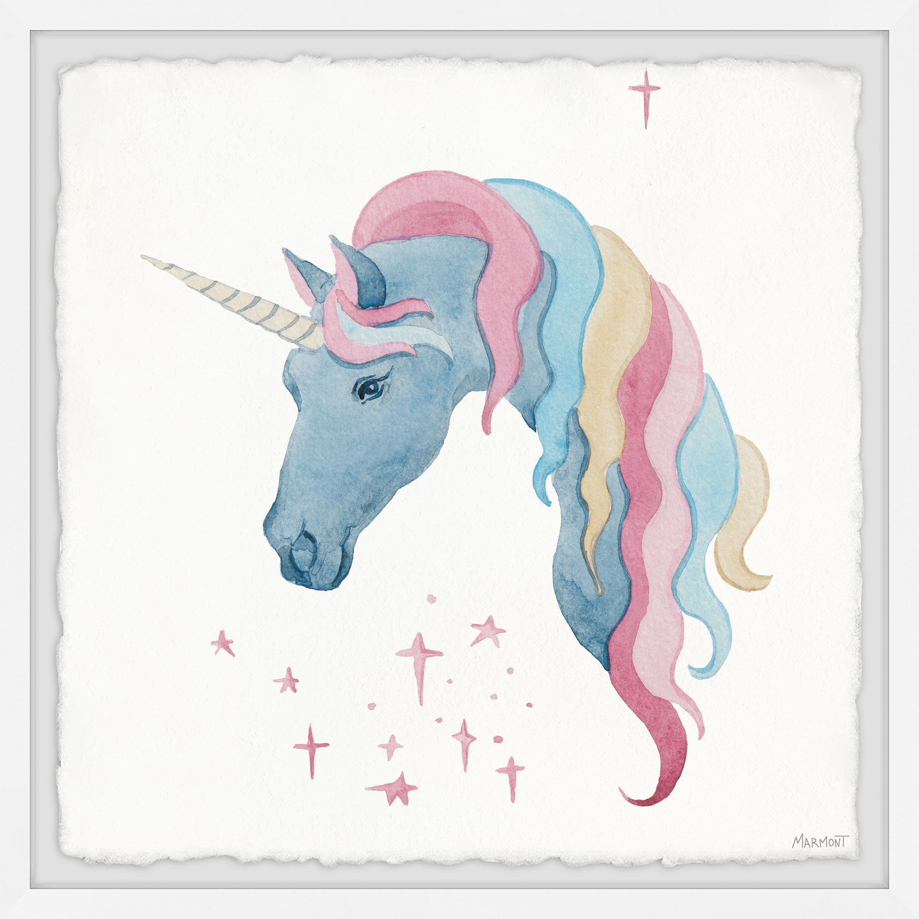 Isabelle & Max™ Bretonneux Unicorn Framed Art Wayfair