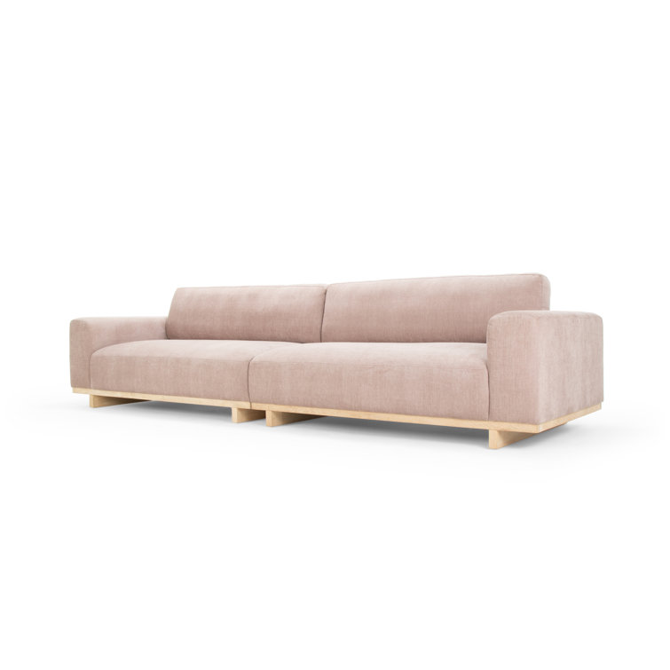 Weerkaatsing Lief Elektrisch Japandi 125'' Upholstered Sofa | AllModern