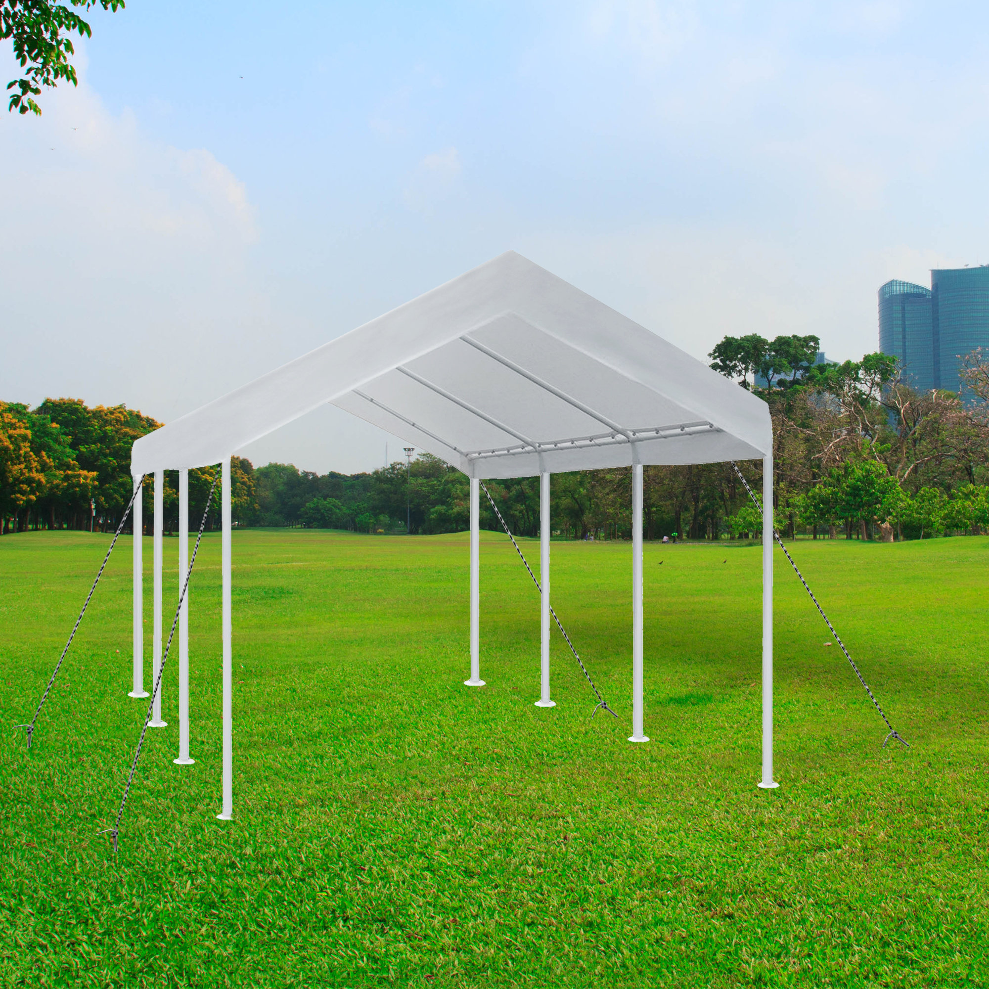 Abba Patio 10' W x 20' D Canopy & Reviews Wayfair