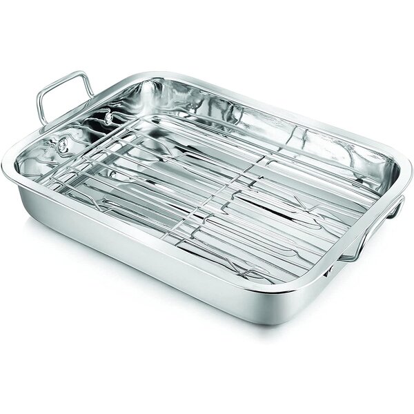 Stainless Steel Lasagne Tray/Roasting Tray 37 cm 