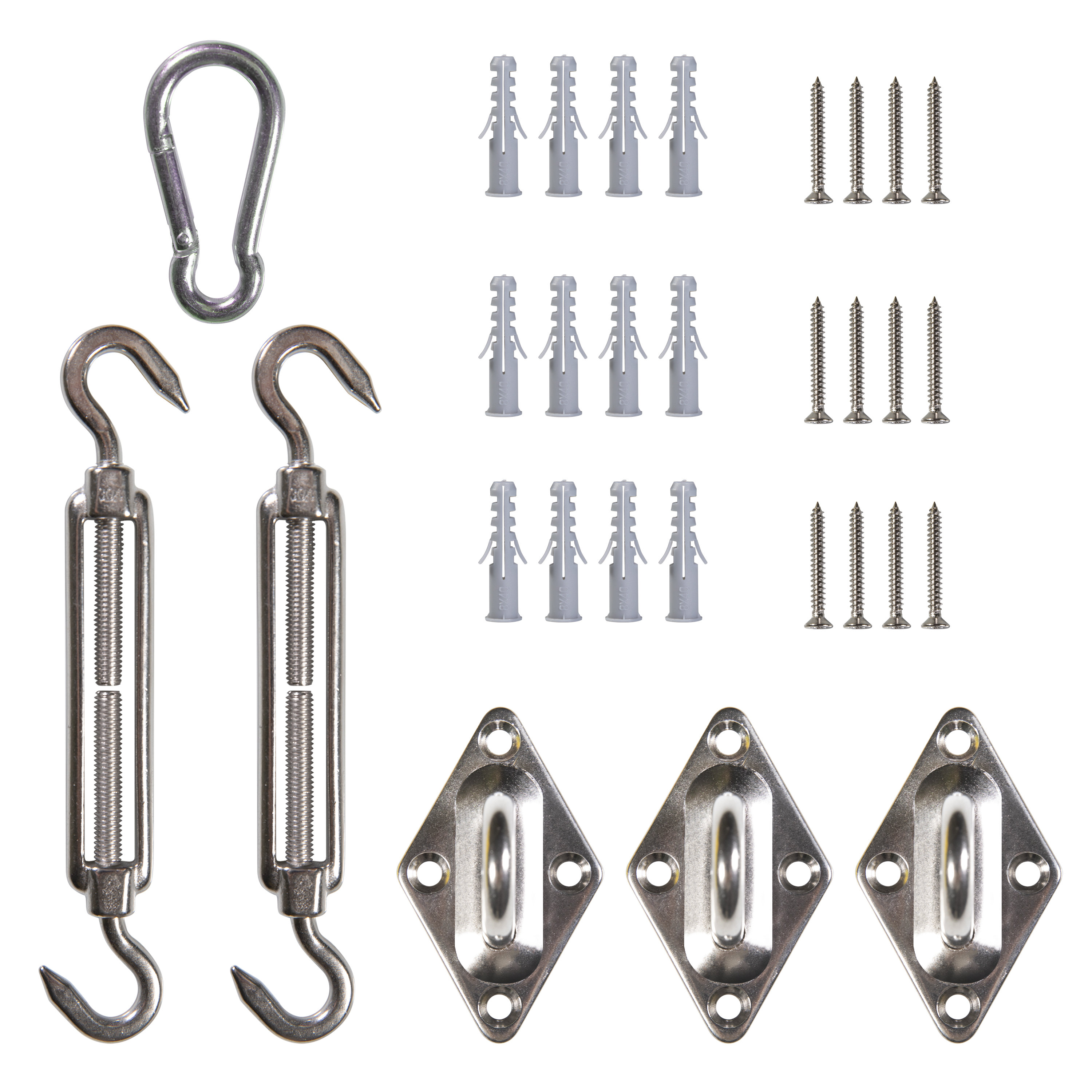 Royal Shade Triangle Shade Sail Installation Kit Wayfair