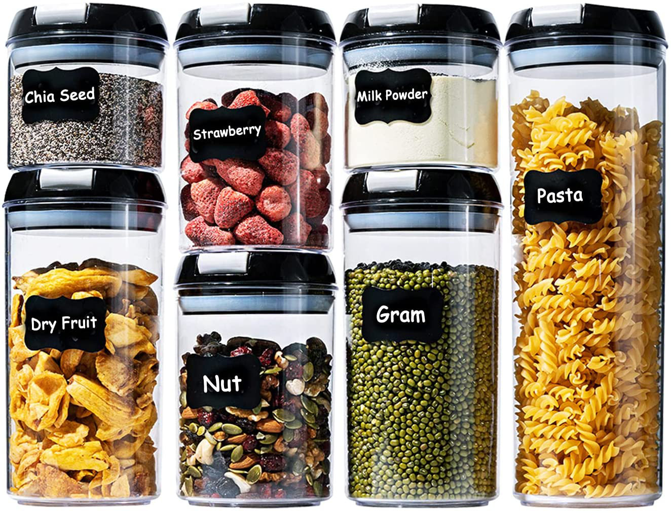 Prep  Savour Angeliya Airtight 7 Container Food Storage Set | Wayfair