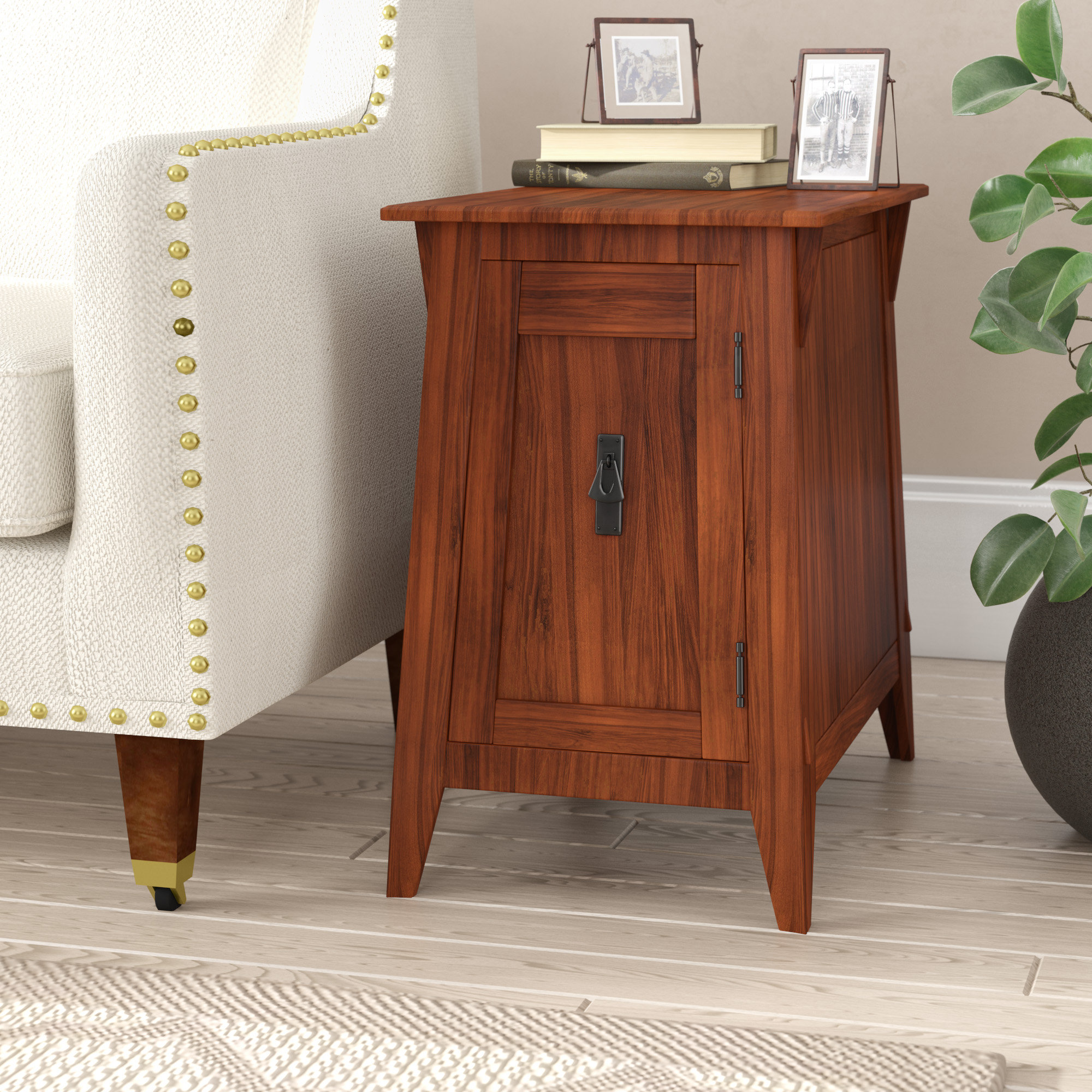 Charlton Home® Wilfredo 24'' Tall Solid Wood End Table & Reviews Wayfair