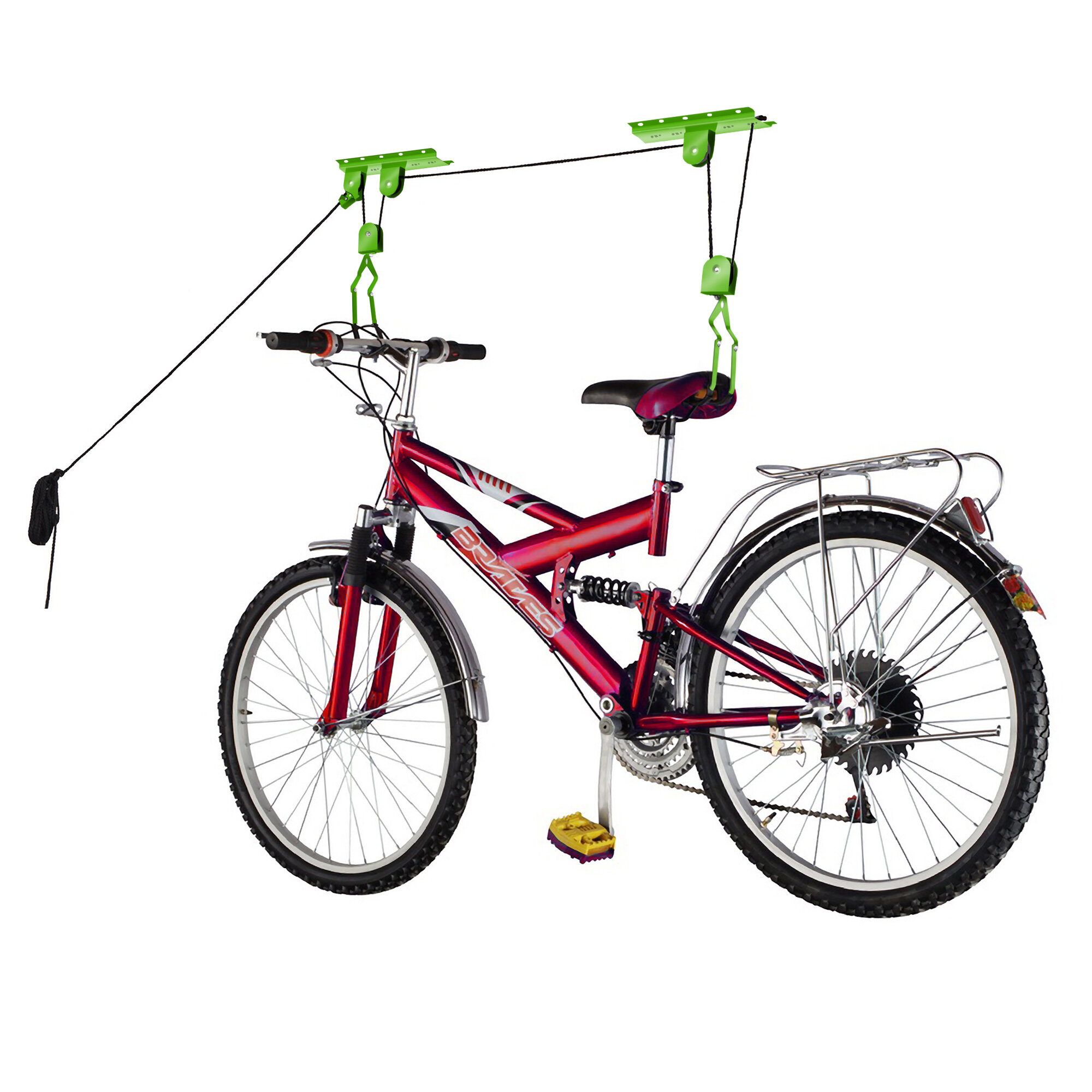 slagader getrouwd Pastoor WFX Utility™ Bike Garage Storage Lift Bike Hoist Ceiling Mounted Bike Rack  & Reviews | Wayfair