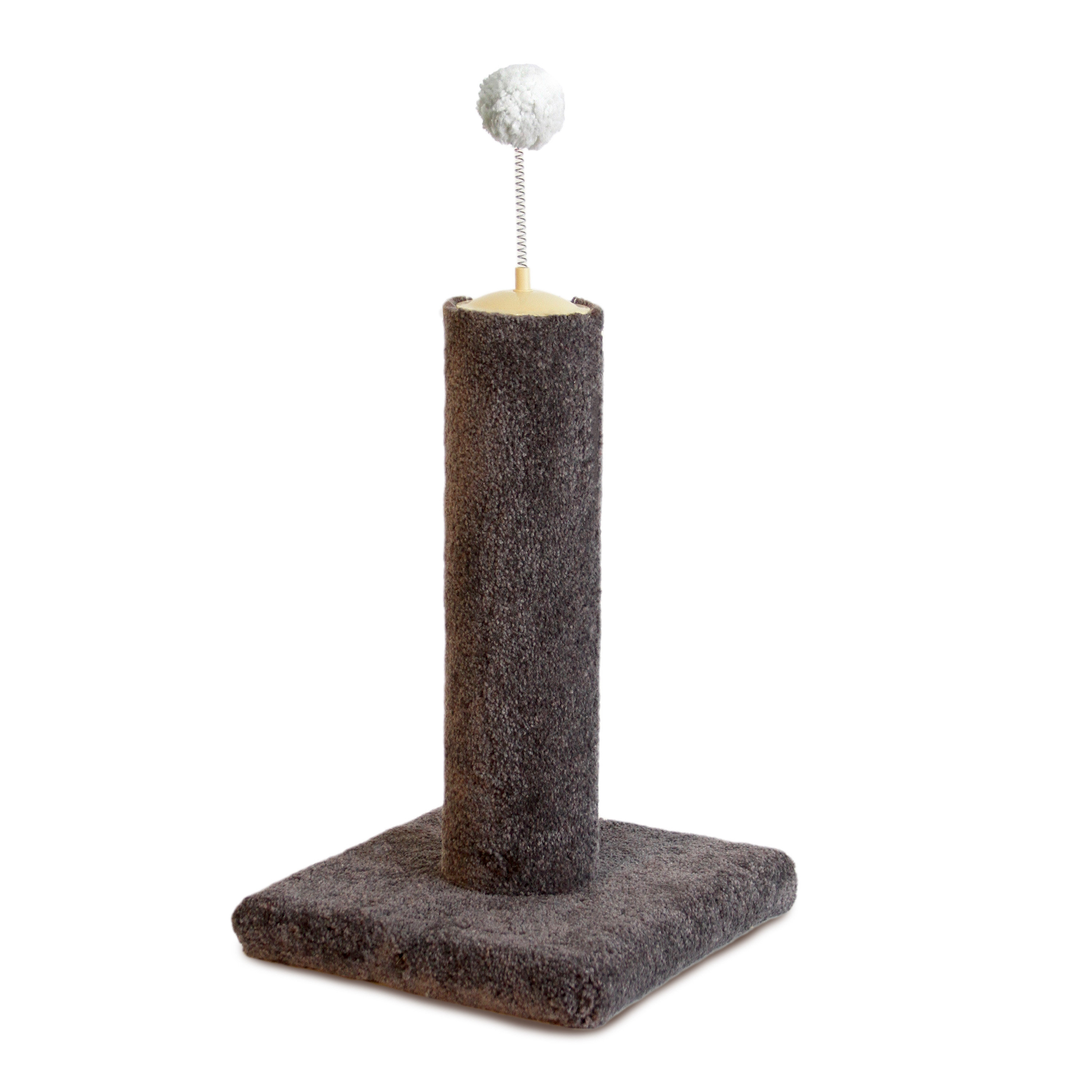 Classy Kitty KD Carpeted Cat Post With Toy, 10.5" L X 10.5" W X 17" H Wayfair