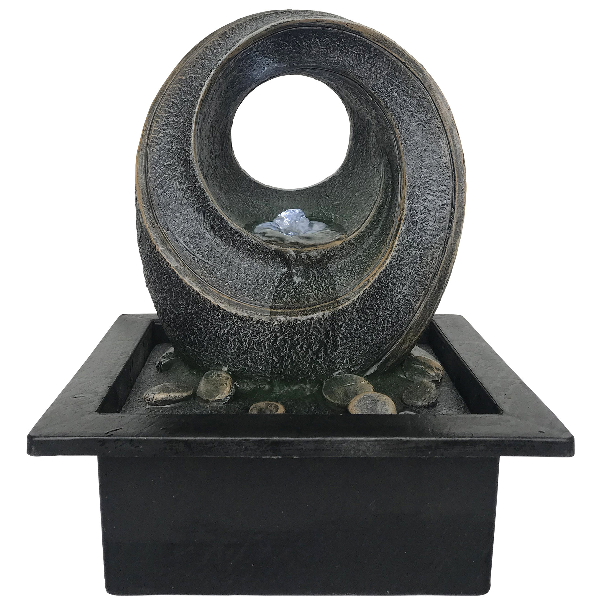 Design Toscano Resin Bubbling Circle Fountain Wayfair