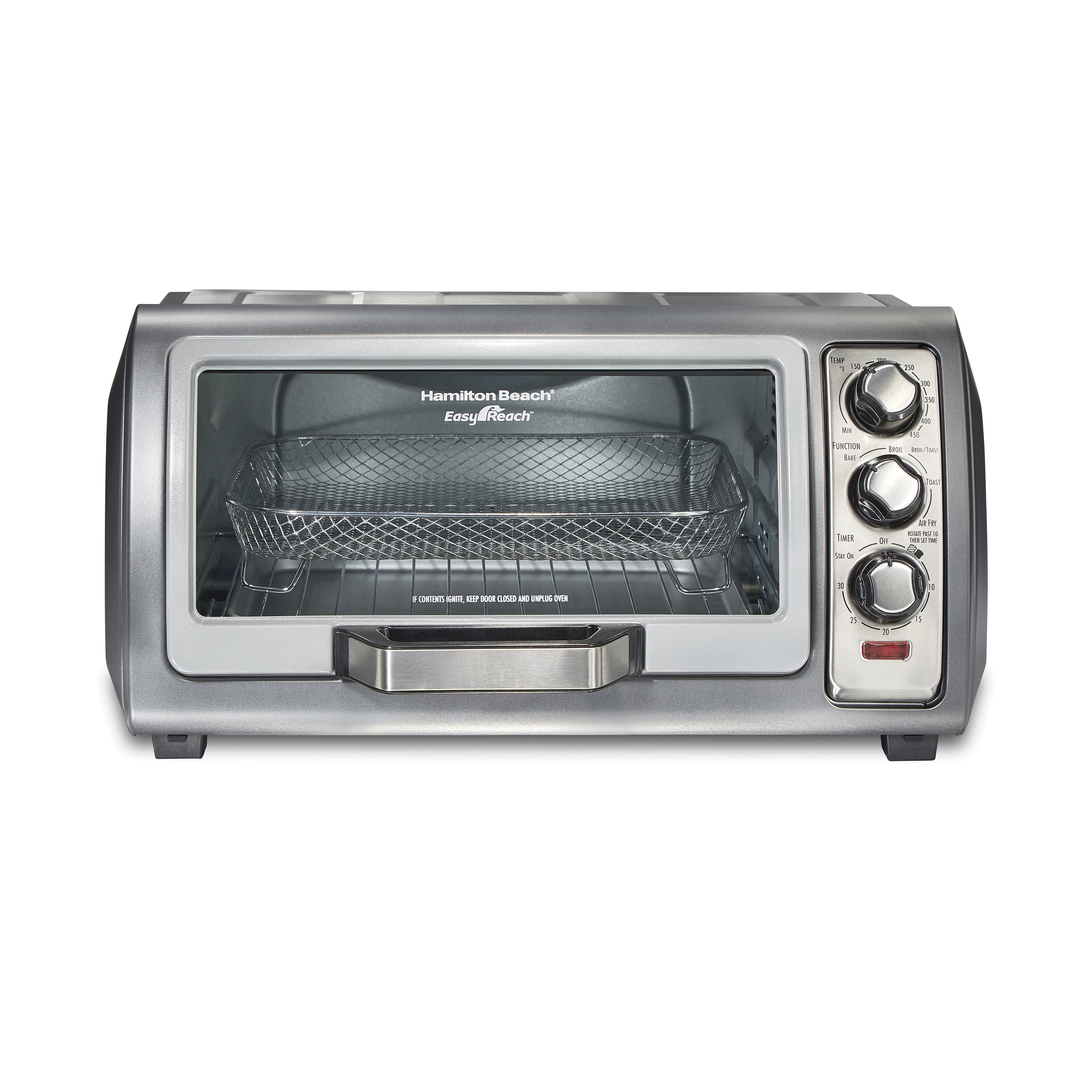 Hamilton Beach SureCrisp Air Fryer Toaster Oven With Easy Reach Door