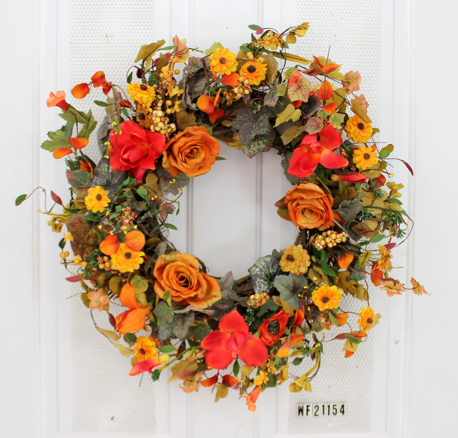 Primrue Handcrafted Faux Rose Foam 24'' Wreath Wayfair