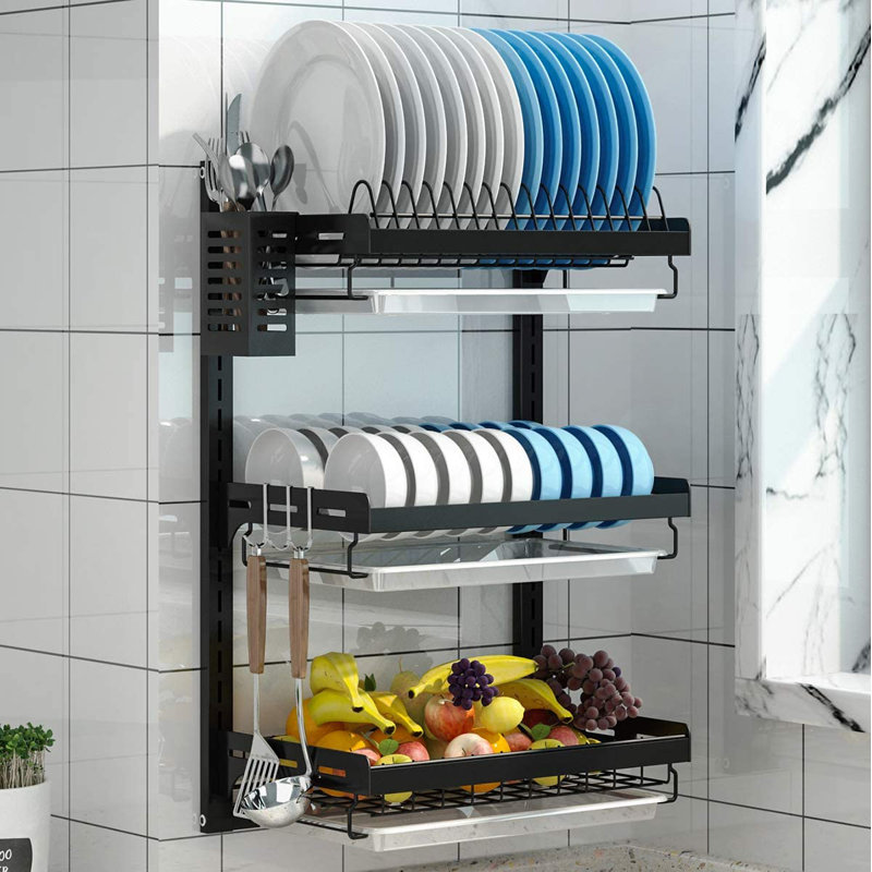 waveflower Stainless Steel Dish Rack | Wayfair