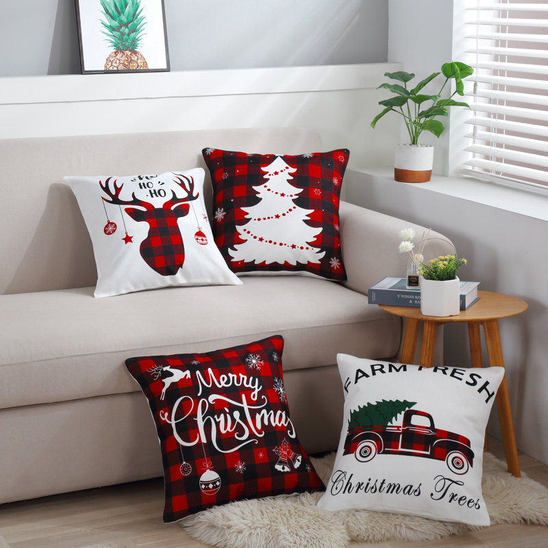 The Holiday Aisle® Dettle Plaid Pillow Cover & Reviews | Wayfair