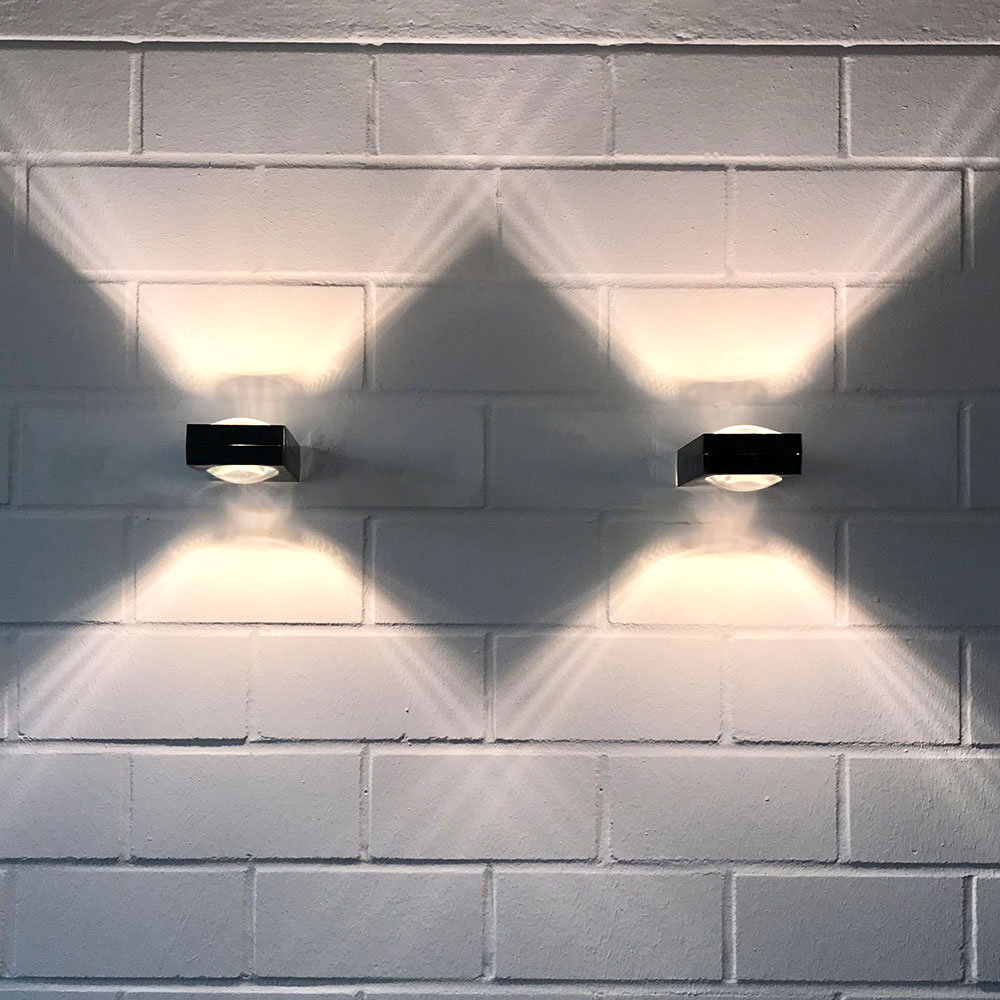 s.luce Beam X modern wall lamp Up & Down angular | Wayfair.co.uk