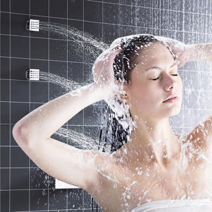 Mist Pressured-Balanced Complete Shower System with Rough-in Valve