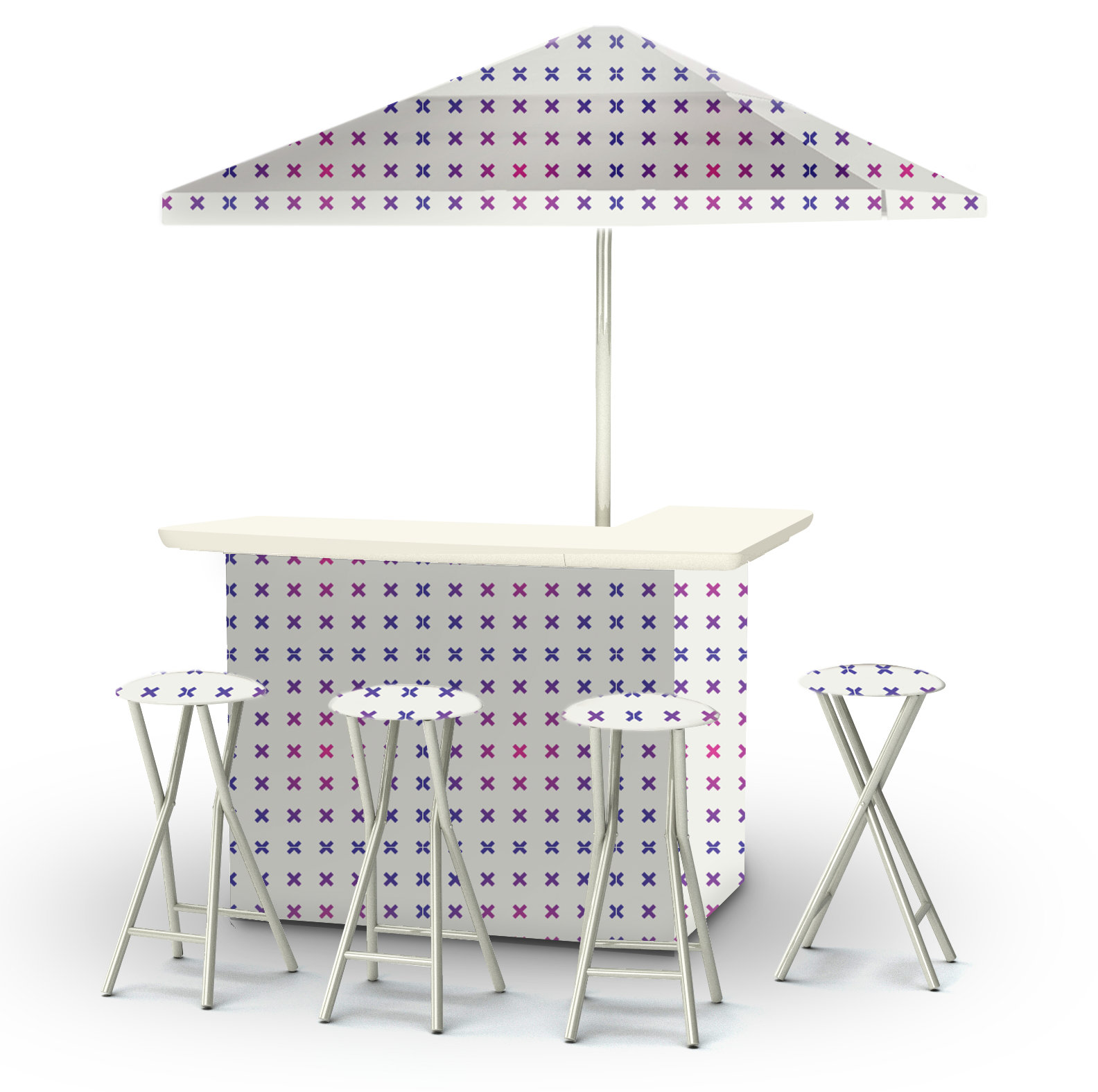 Best of Times Bar Set with Stools Wayfair