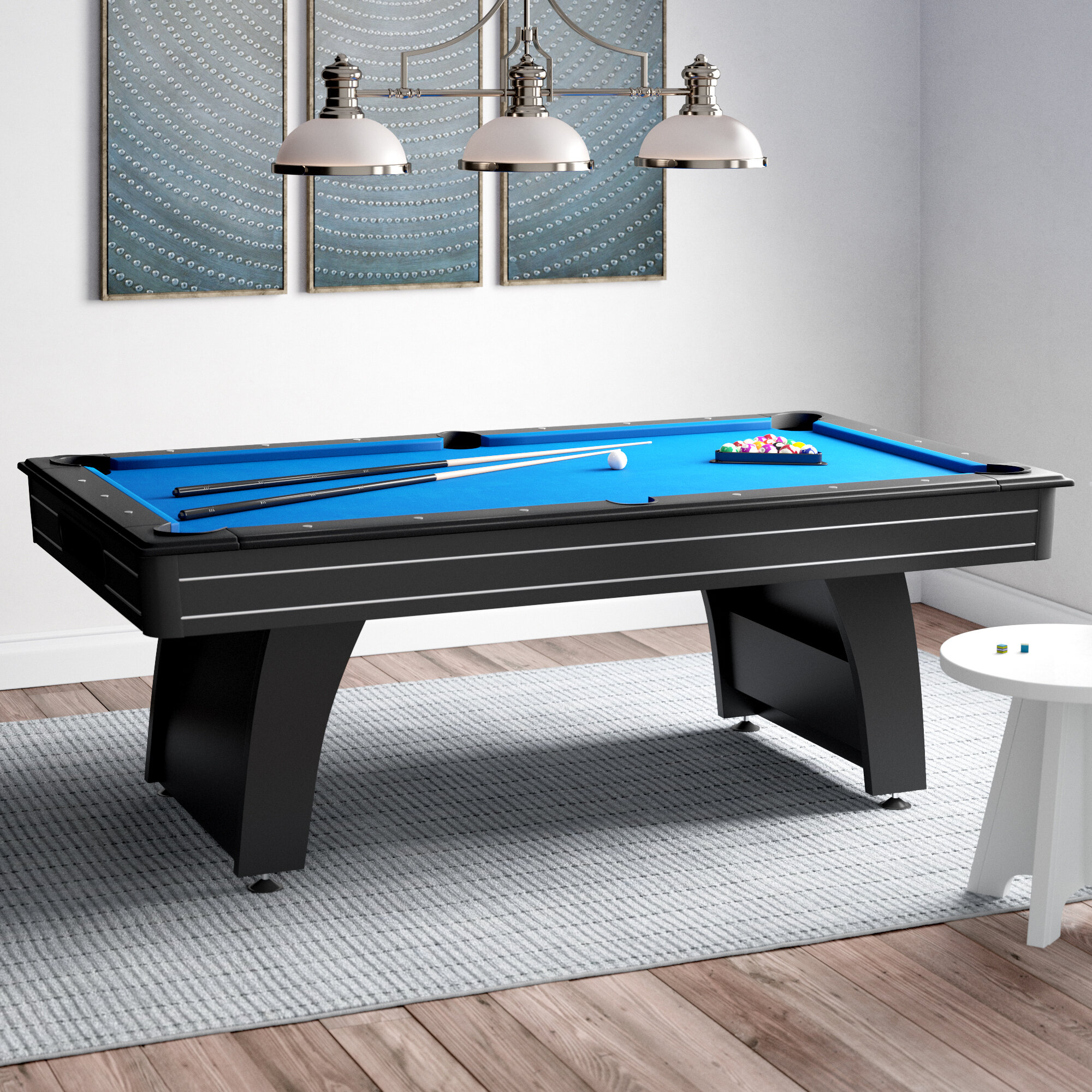 Pool Table cover With Weighted Corners fits 6 and 7ft tables 