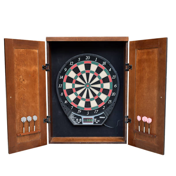 Portastecche Da Biliardo Hathaway - Rack A Pavimento In Legno Con Cassetto Per Accessori - Foto 6