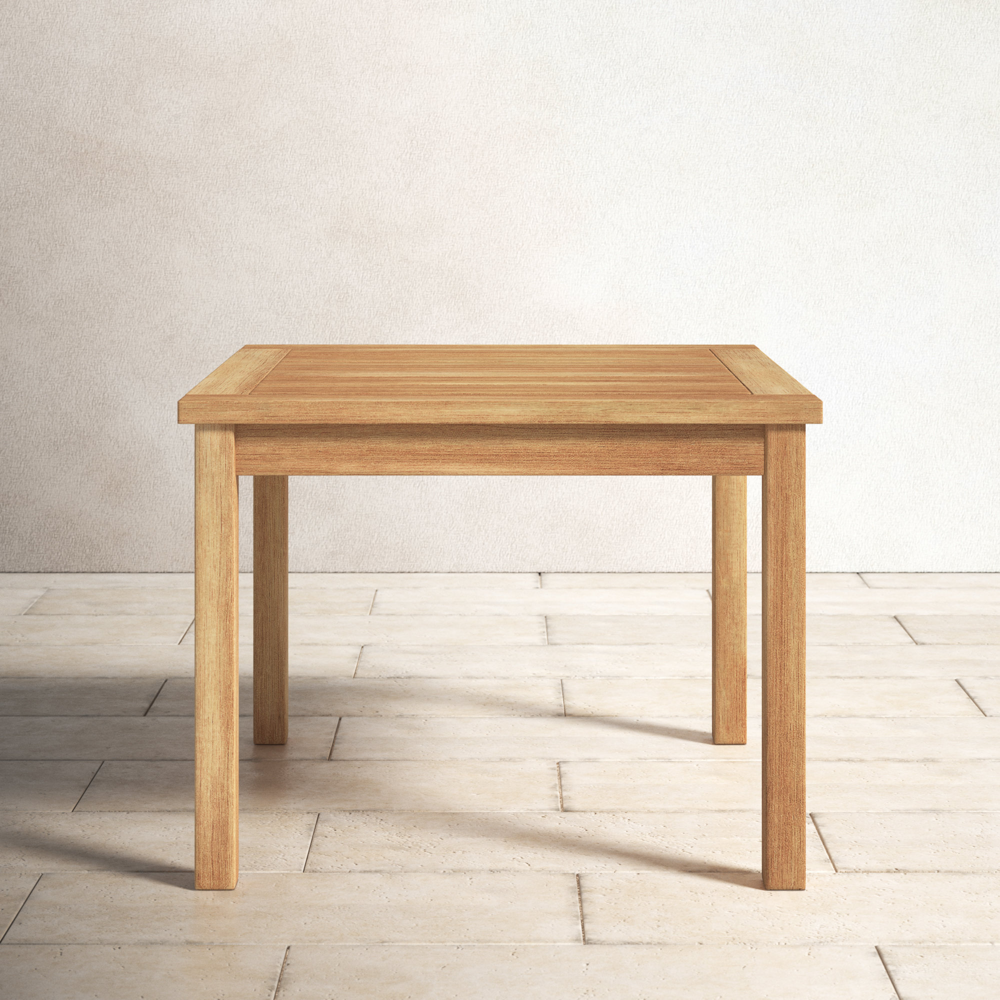 Birch Lane™ Atticus Eucalyptus Outdoor Side Table & Reviews Wayfair