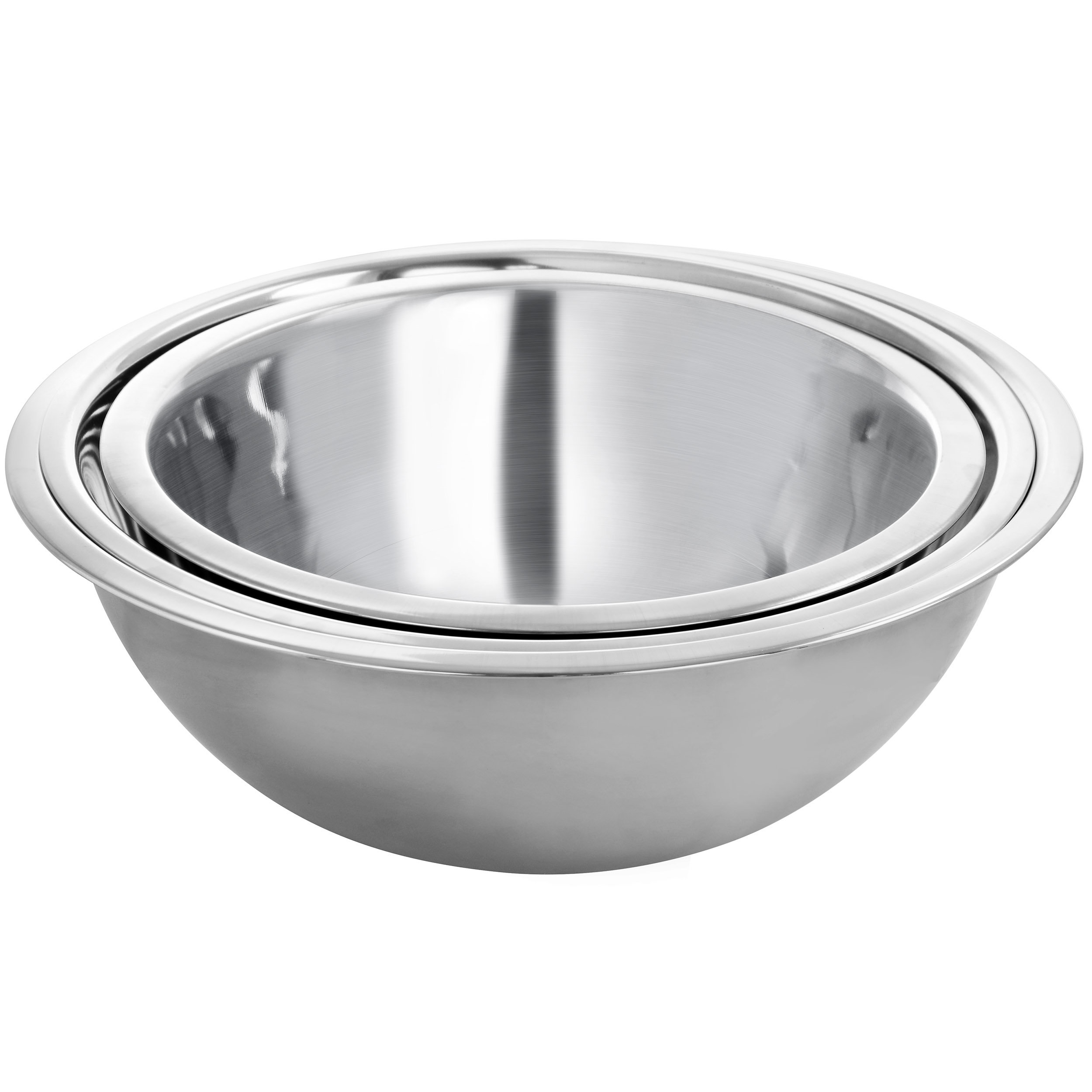 Martha Stewart 3 Piece Stainless Steel Kitchen Prep Mixing Bowl Set In Silver Wayfair