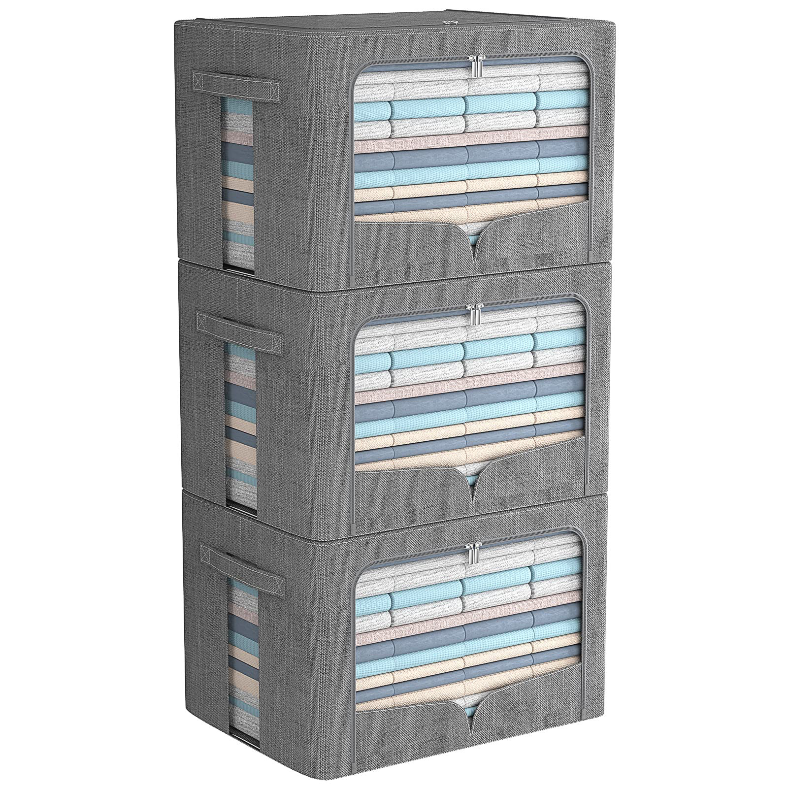 Hokku Designs Fabric Storage Bin Set Wayfair