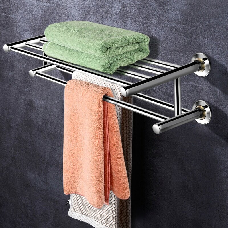 Watqen Wall-Mounted Towel Rack & Reviews | Wayfair