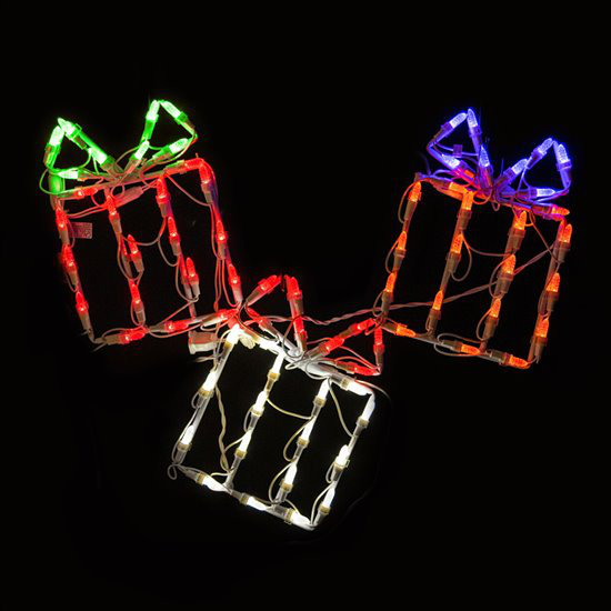 The Holiday Aisle® 3 Piece Gift Box Lighted Display Set Wayfair