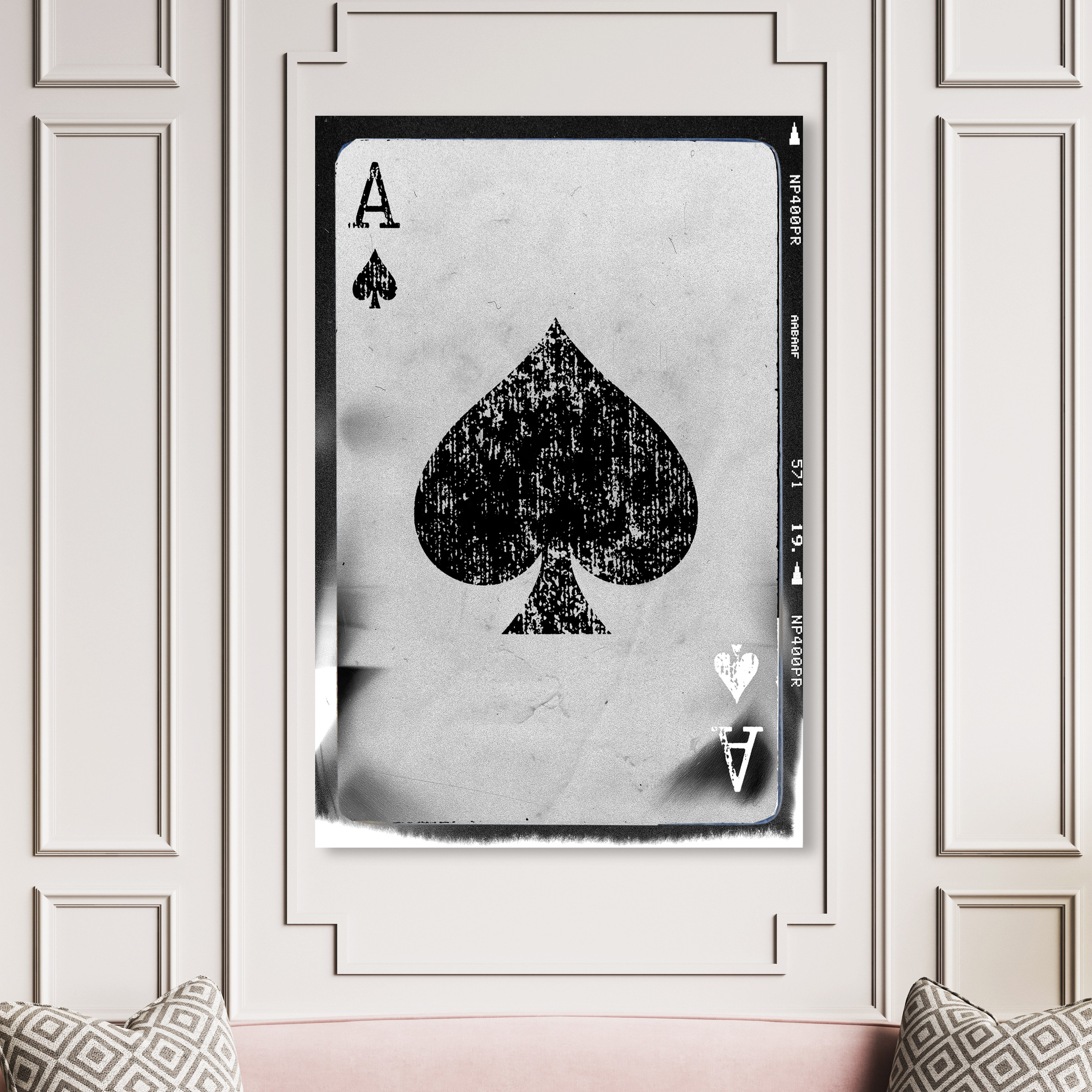 Art Remedy Ace Of Spades Reversed Graphic Art on Canvas Wayfair