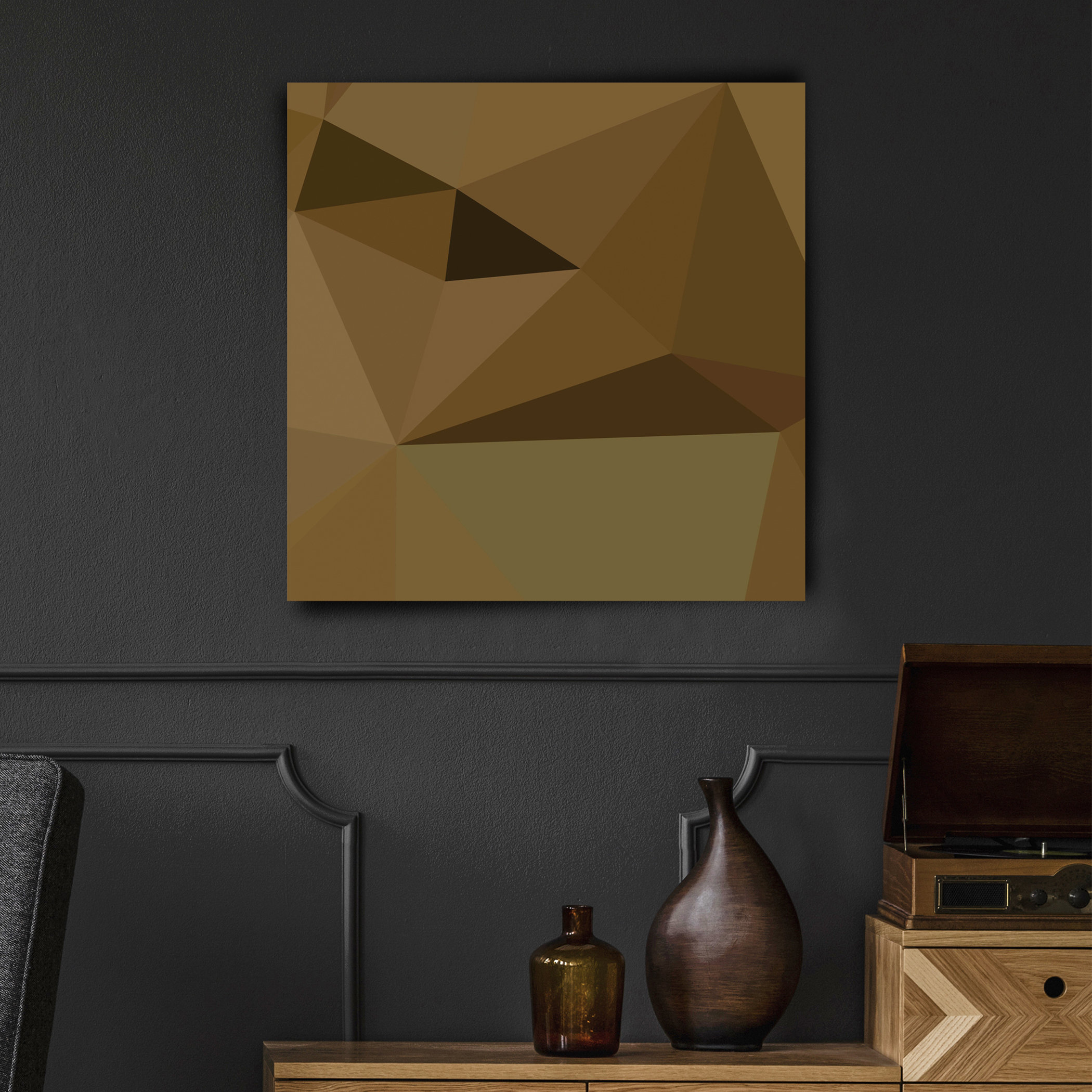 Wrought Studio Polygons 11 Wall Art - Print | Wayfair