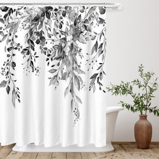 Beautiful Nature Bath Shower Curtain Liner Waterproof Bathroom Fabric 12Hook Mat 