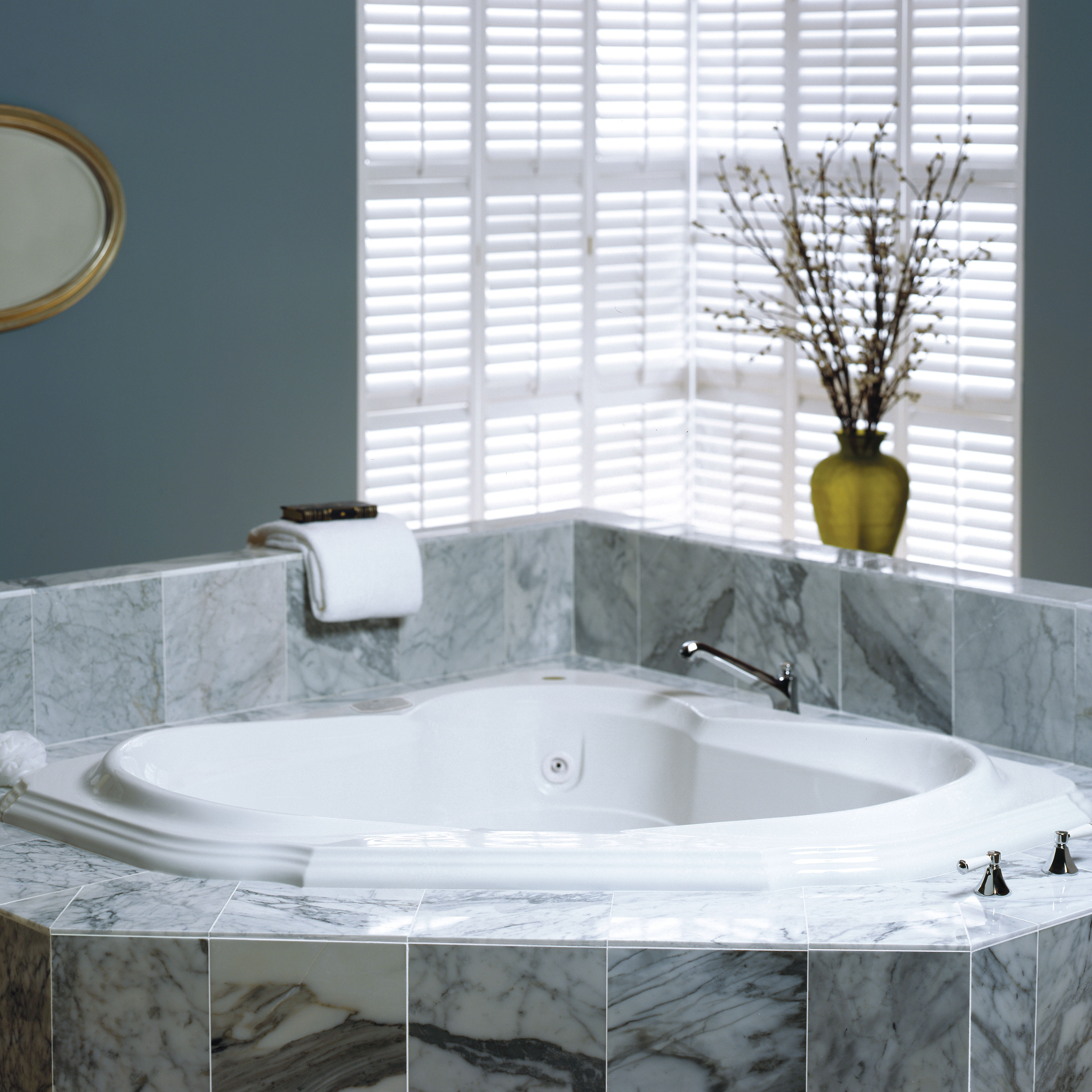 JACUZZI® Bellavista™ 60" x 60" Corner Whirlpool Bathtub Wayfair