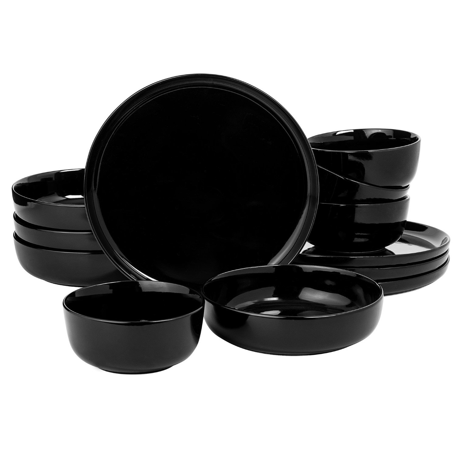 Gibson Home Oslo Ceramic Dinnerware Set Service for 4 Wayfair