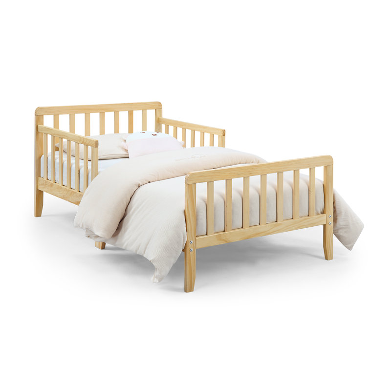Olive & Opie Jax Toddler Bed In Light Gray