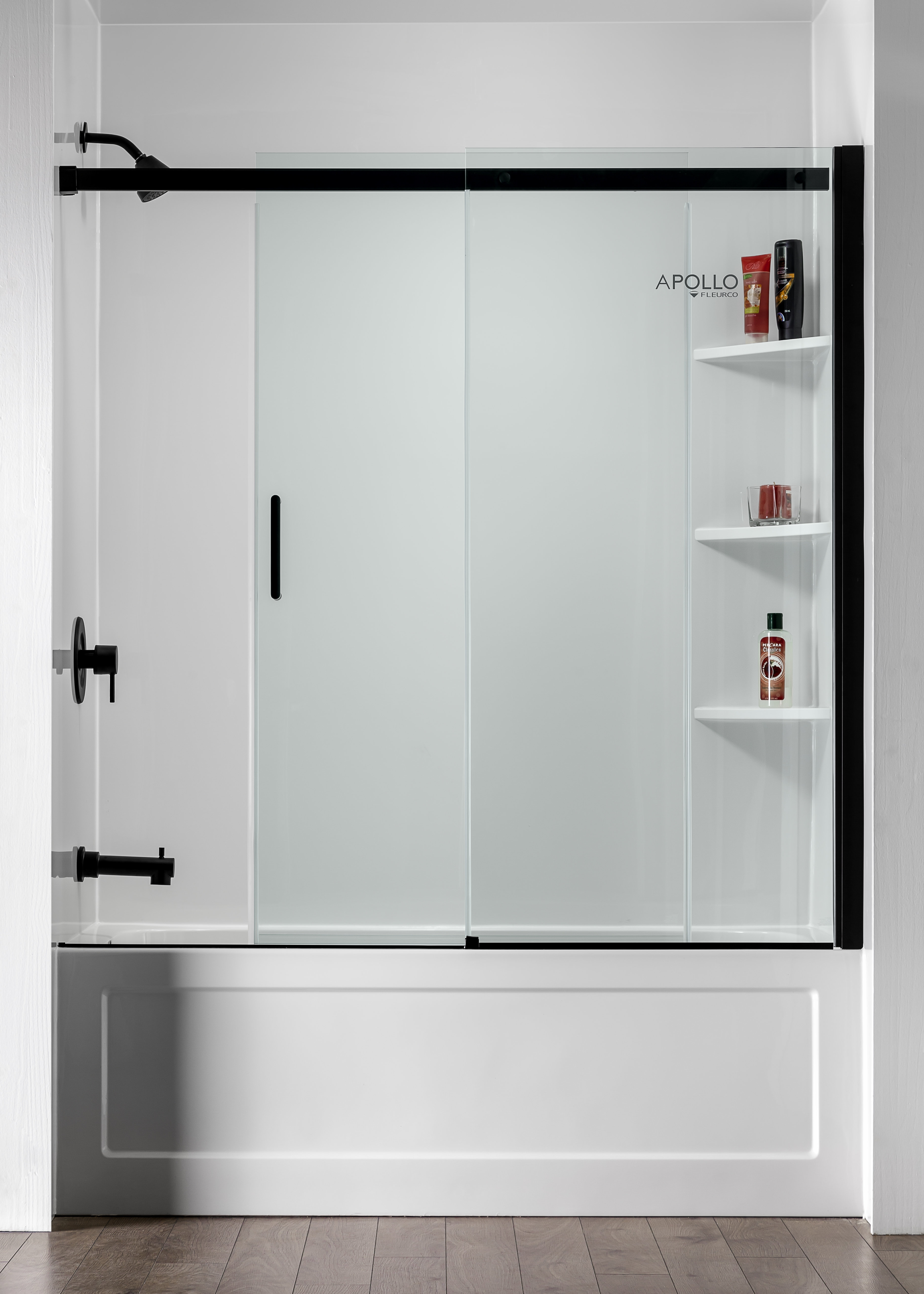 Canadian Acrylics 98" H x 38" D Three Panel Shower Wall Wayfair Canada