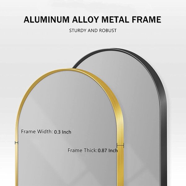 Everly Quinn Rasto Arch Metal Wall Mirror & Reviews - Wayfair Canada