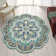 Cementon Handmade Wool Blue/Green Rug