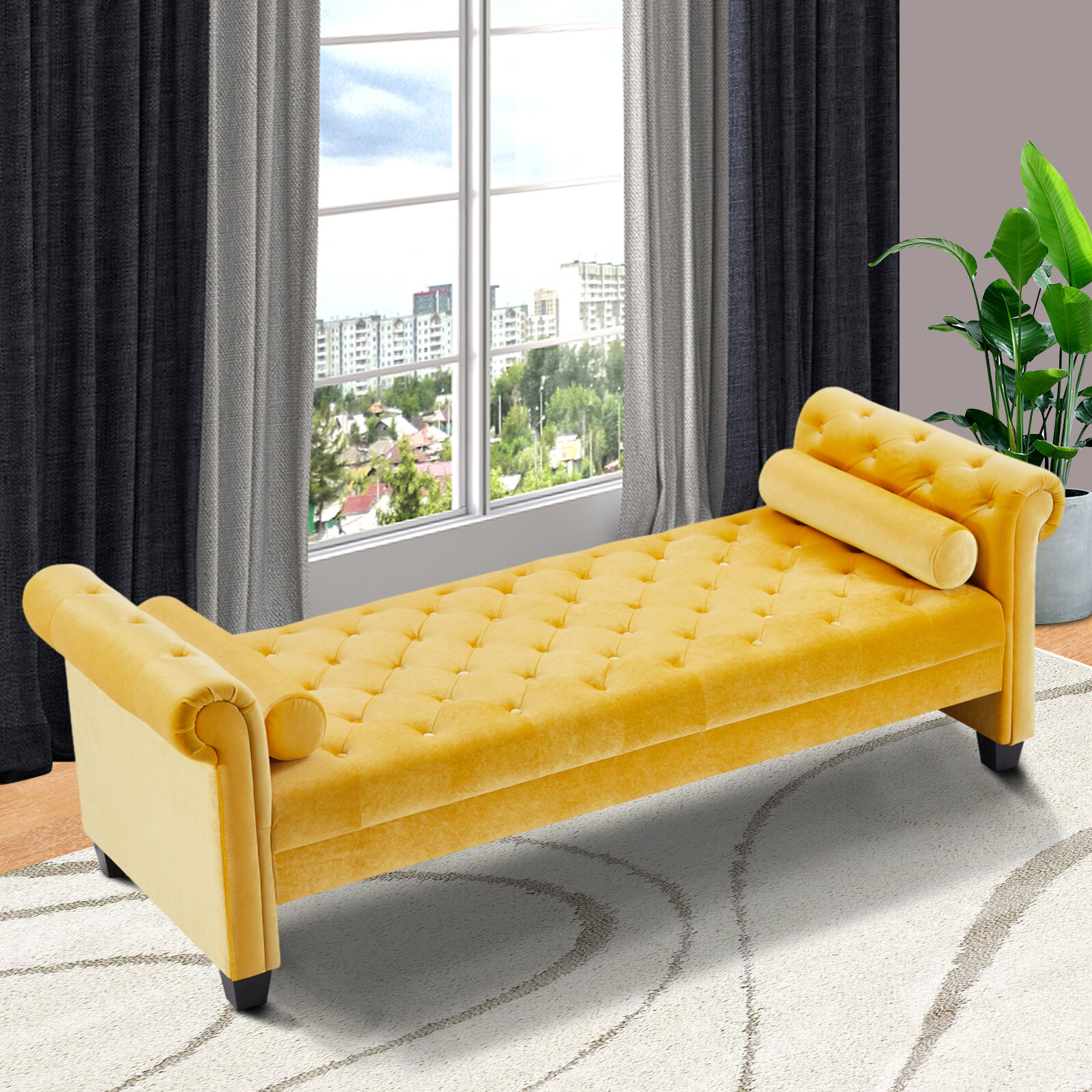 Pasko Upholstered Chaise Lounge