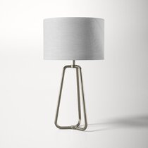 Modern Rock Table Lamp Contemporary Stacked Stone Light Black Unique Lighting 