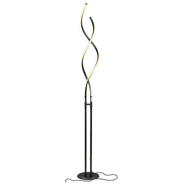 Brightech Halo Split  Modern LED Torchiere Floor Lamp Tall Pole Standing Lamp 