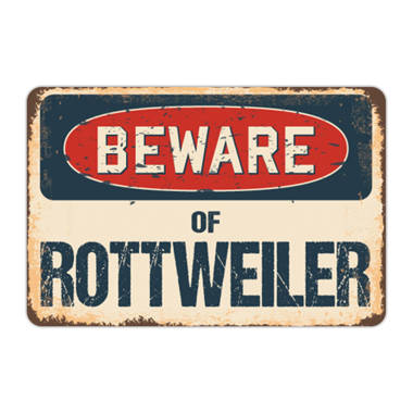 Beware Of Sophie Rustic Sign SignMission Classic Rust Wall Plaque Decoration 