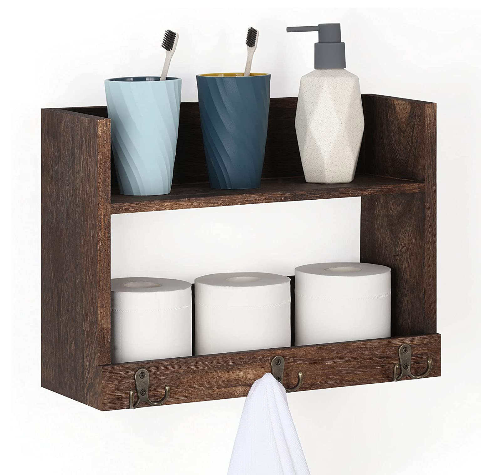 Loon Peak® Anglina Square Tiered Shelf | Wayfair