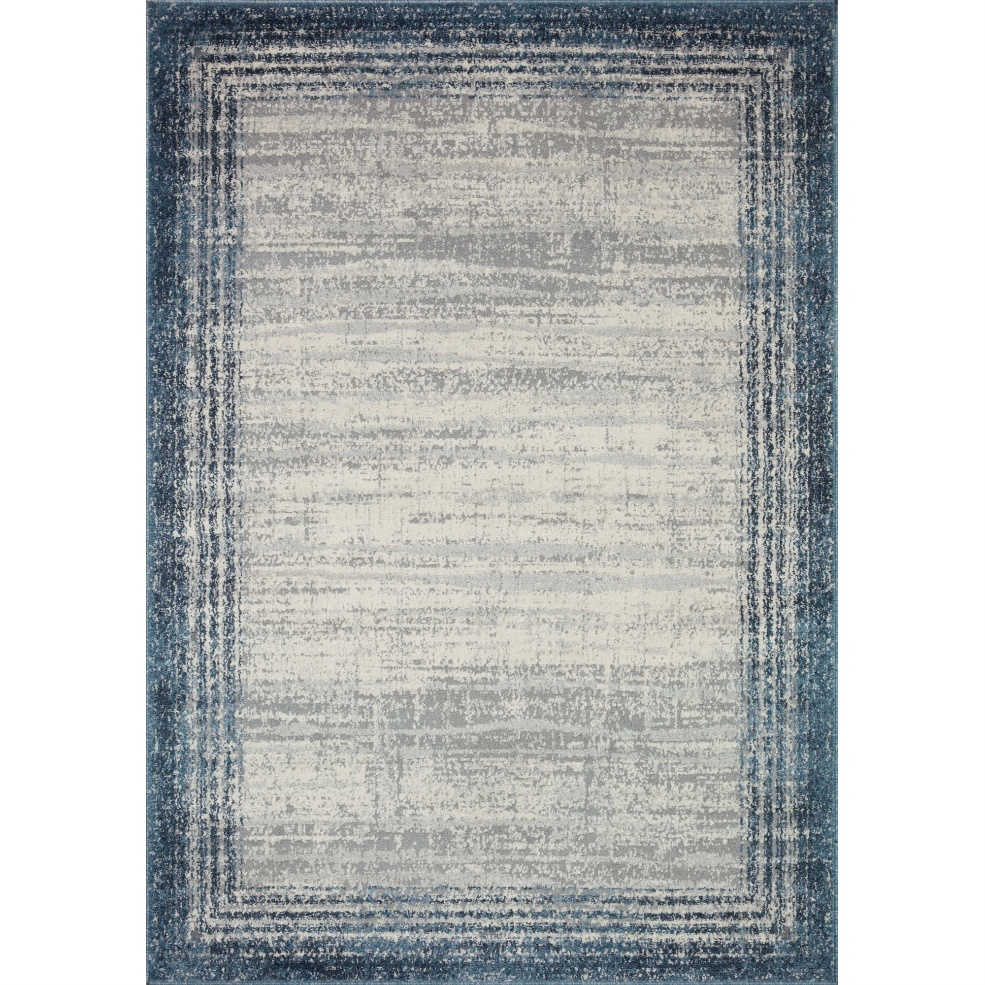 Gracie Oaks Esenler Navy/Gray Area Rug & Reviews Wayfair