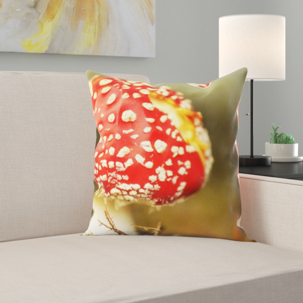 East Urban Home Microsuede Throw Pillow 