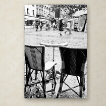 Noemi Martin El Real Cafe Wedge Frame Picture Canvas strassenszene Paris 