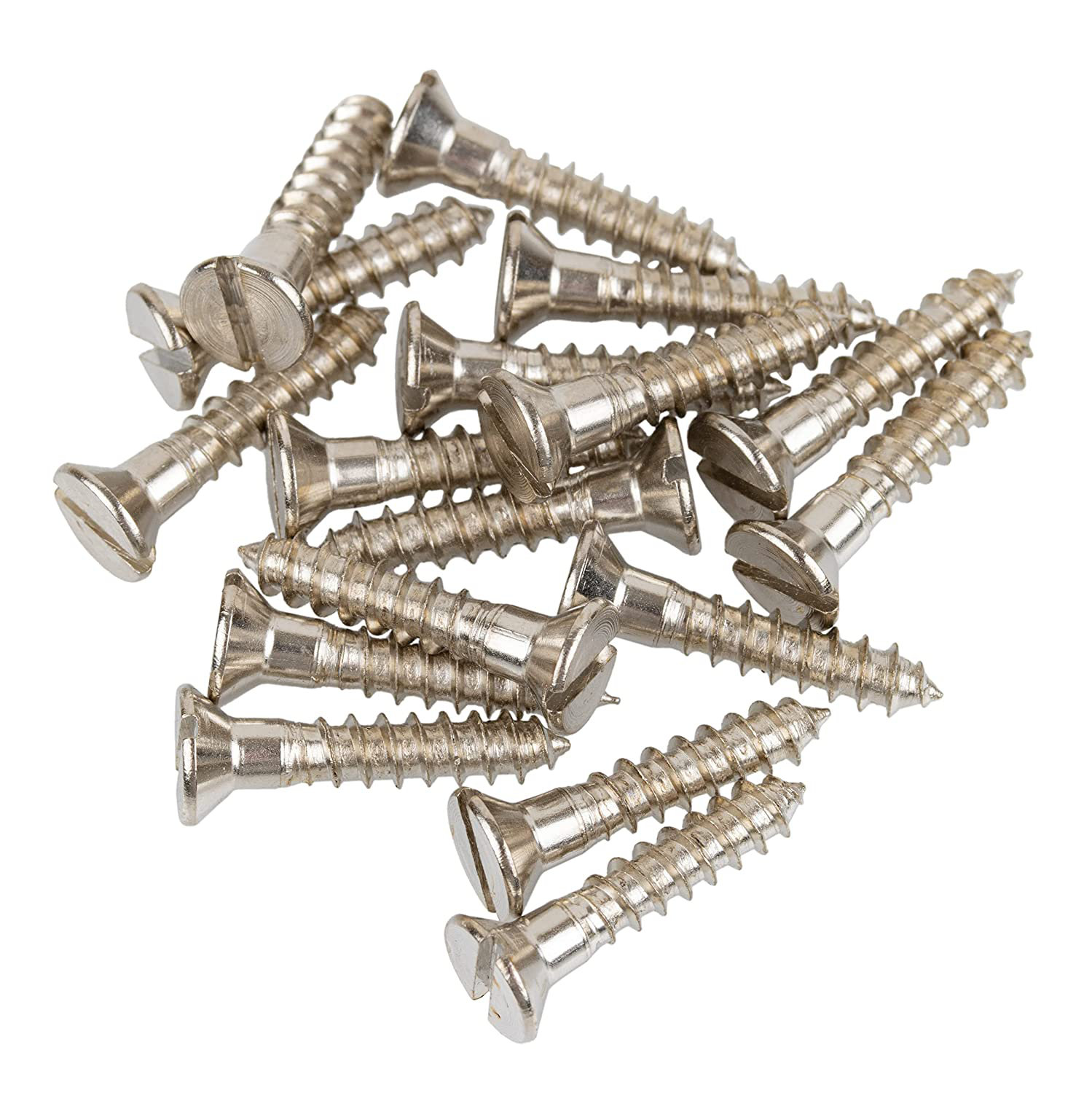 UNIQANTIQ HARDWARE SUPPLY Flat Countersunk Head Slot Drive Wood Screws