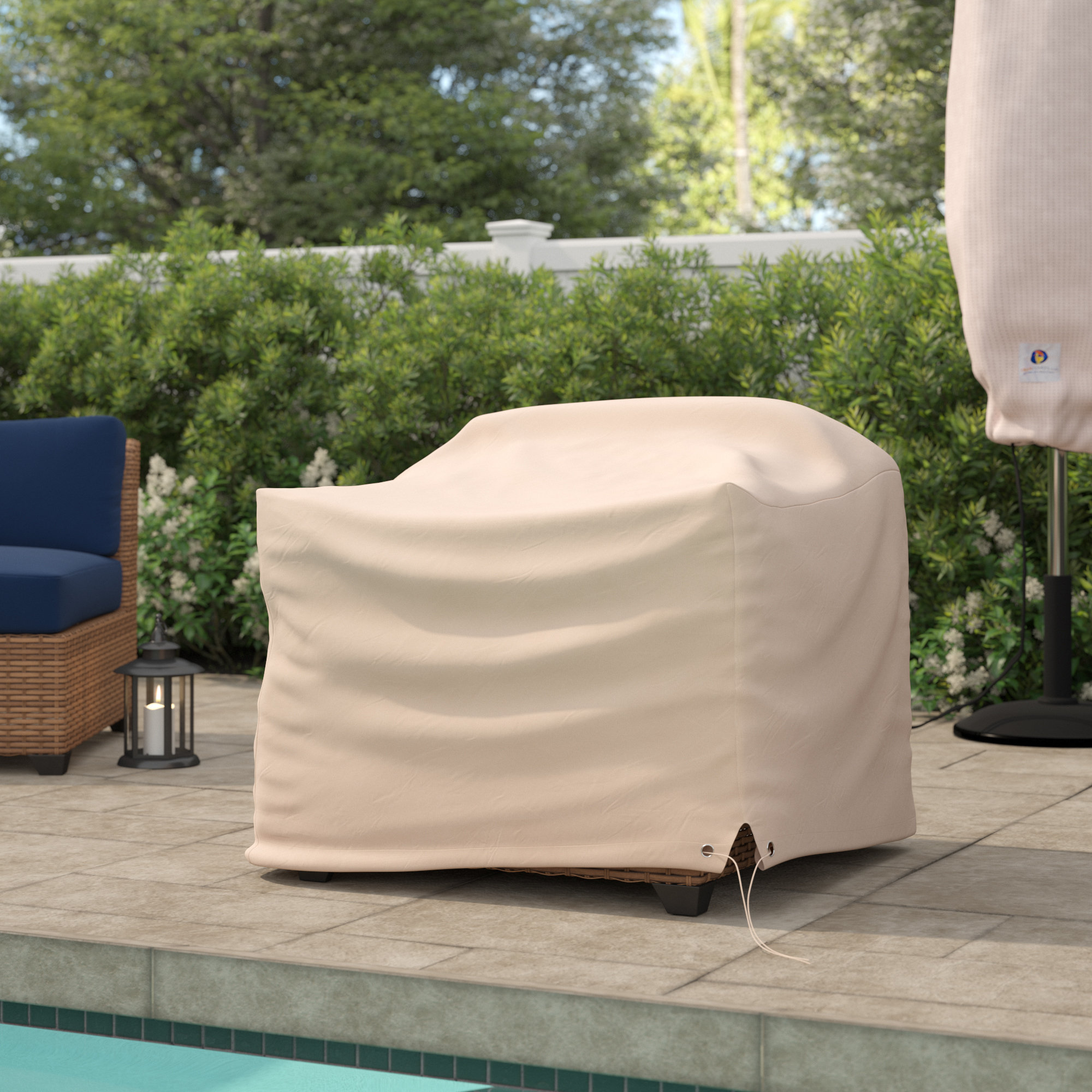 Arlmont & Co. Lined Patio Chair Cover & Reviews Wayfair