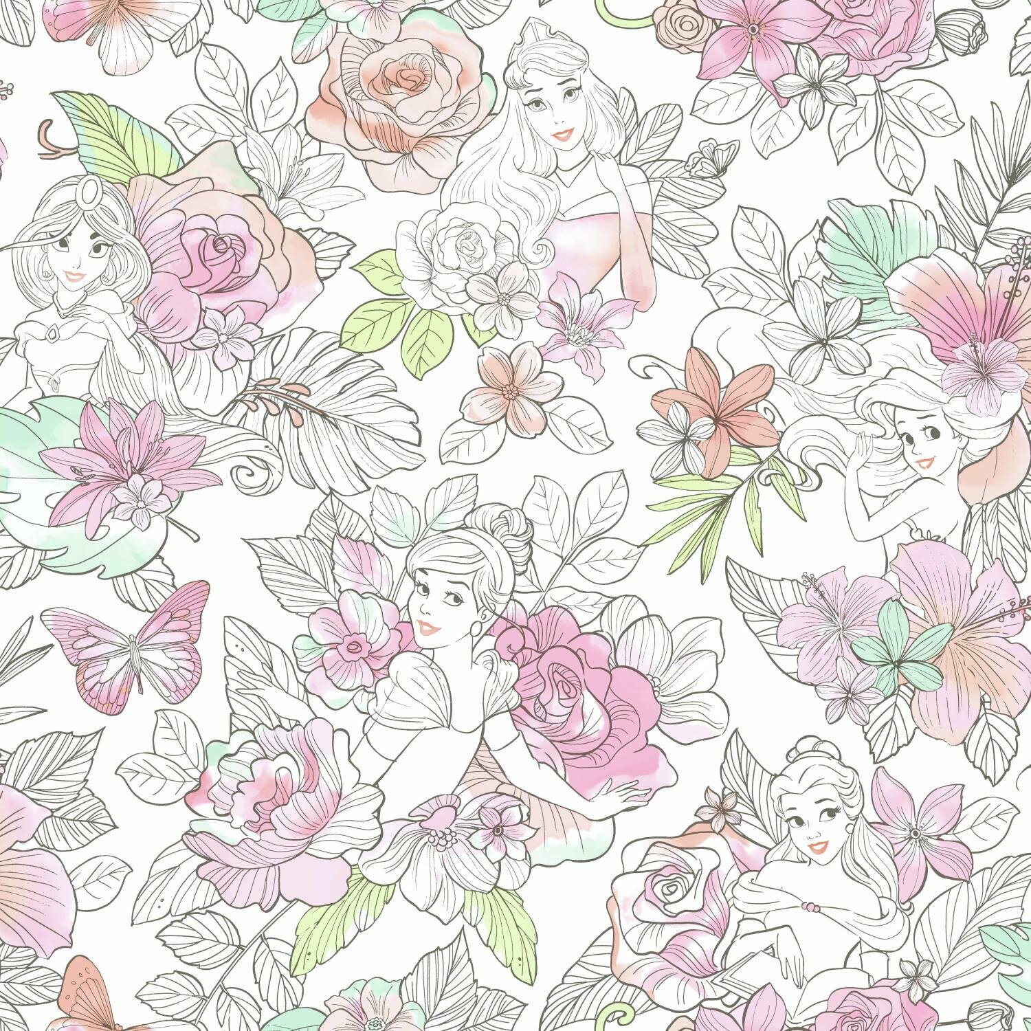 York Wallcoverings Peel & Stick Floral Wallpaper | Wayfair