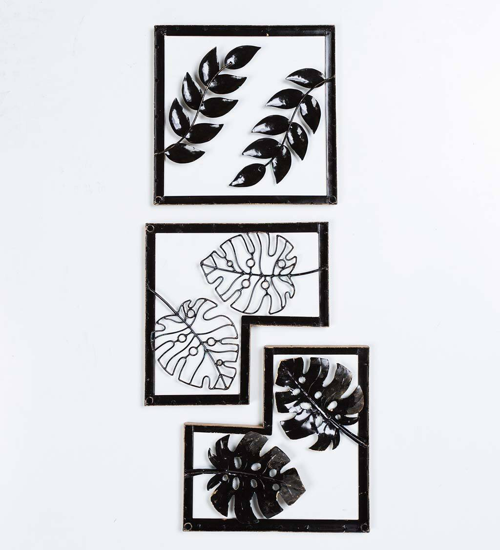 Wind & Weather 3 Piece Botanical Leaves Wall Décor Set Wayfair