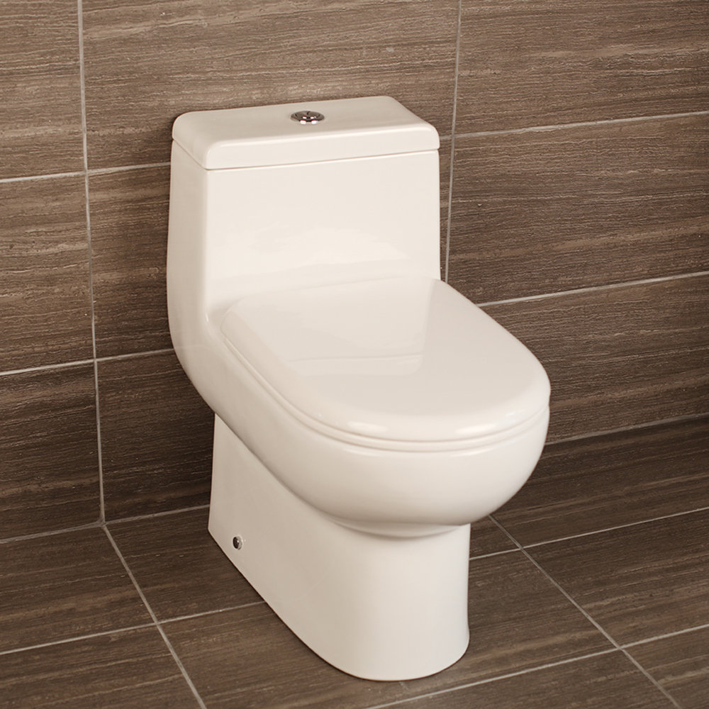 LACAVA Aquatre 1 GPF Elongated Floor Mounted Toilets (Seat Included